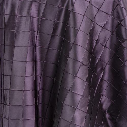 Plum Pintuck Linen
