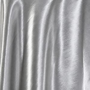 Silver Dupioni Linen
