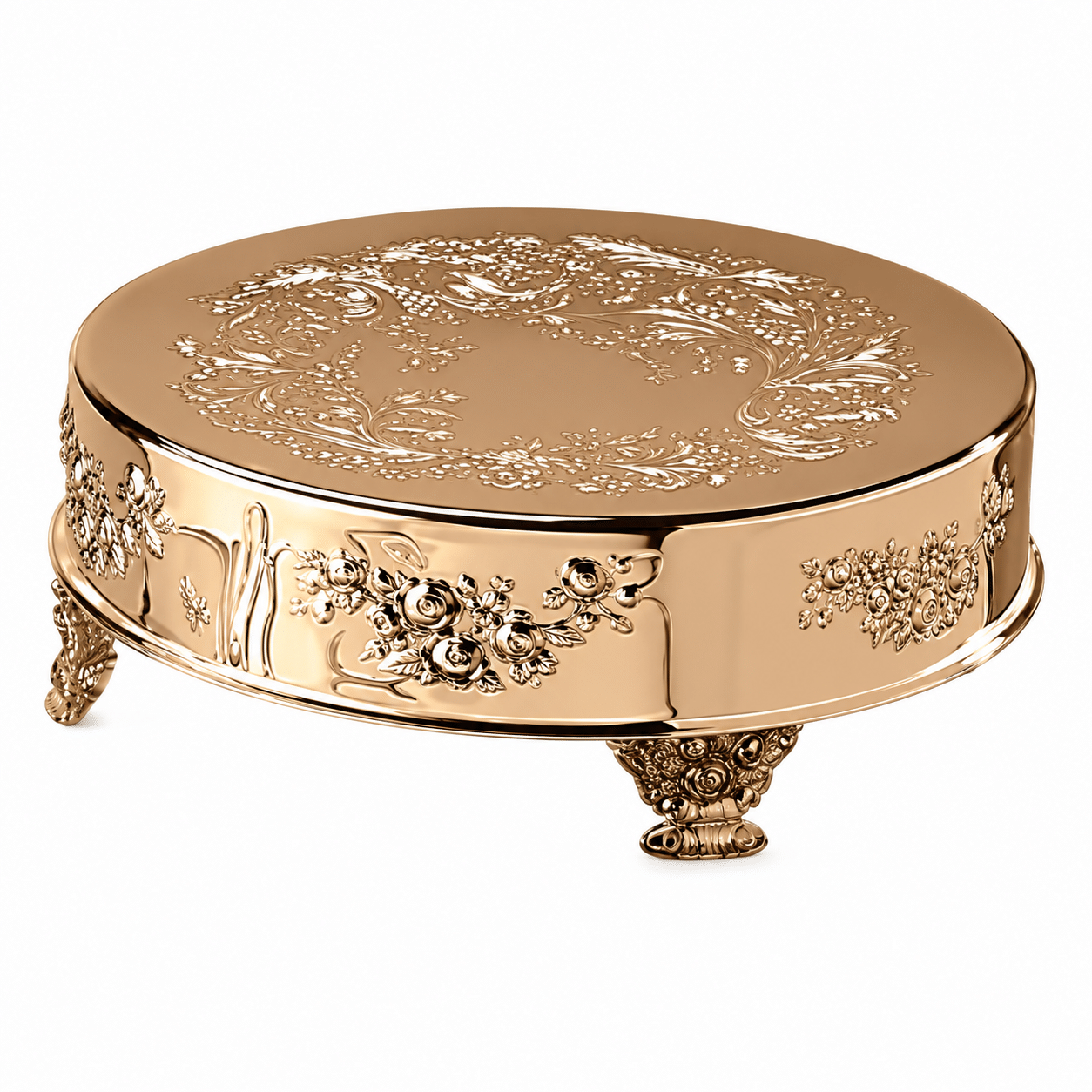 Gold Cake Plateau