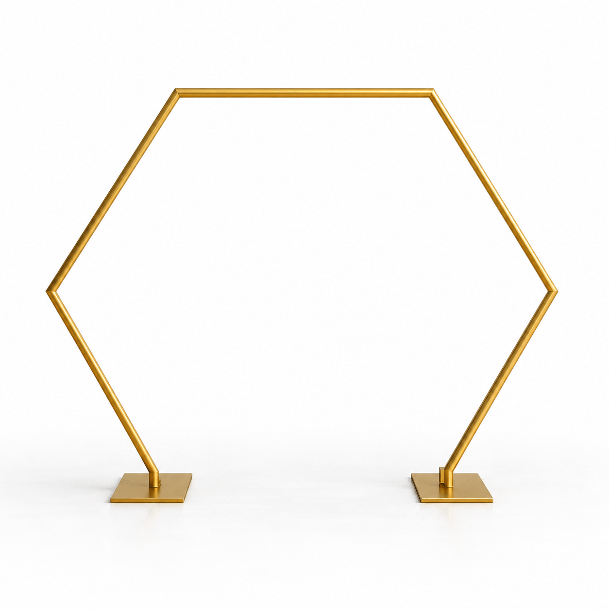 Gold Hexagon Arch — illustrative preview